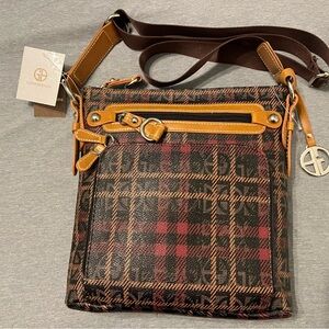 Stylish Checkered Crossbody Bag
